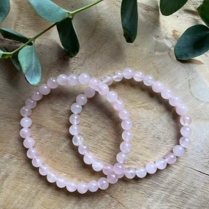 Rozenkwarts armband 4 mm kogelarmband, Rozenkwarts armband, Rozenkwarts armband kopen – stijlvolle edelsteen sieraden, Rozenkwarts werking – liefdevolle eigenschappen van deze edelsteenarmband