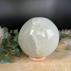 Seleniet bol 10 cm - bol van seleniet ofwel Satijnspaat, Seleniet bol 5-6 cm, Seleniet bol 10 cm