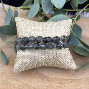 Chloriet in kwarts armband met natuurlijke edelsteen kralen, Spirituele armband van chloriet in kwarts 8–10 mm, Helende edelsteen armband chloriet in kwarts voor balans, Unisex armband met chloriet in kwarts kralen elastisch, Armband met groene chloriet in transparant kwarts, Chloriet in kwarts armband 8–10 mm met gepolijste kralen, Edelsteen armband van chloriet in kwarts voor energie en rust, Kralenarmband van chloriet in kwarts edelsteen, Spirituele edelsteenarmband met chloriet in kwarts kralen, Elastische armband chloriet in kwarts 8–10 mm voor bescherming