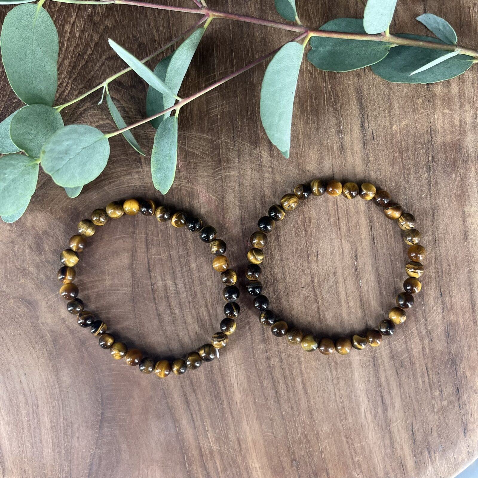 Tijgeroog armband 6 mm met edelsteen kralen, Klassieke tijgeroog kralen armband 6 mm, Spirituele tijgeroog armband 6 mm voor balans, Elastische edelsteen armband tijgeroog 6 mm, Tijgeroog kralen armband kopen 6 mm