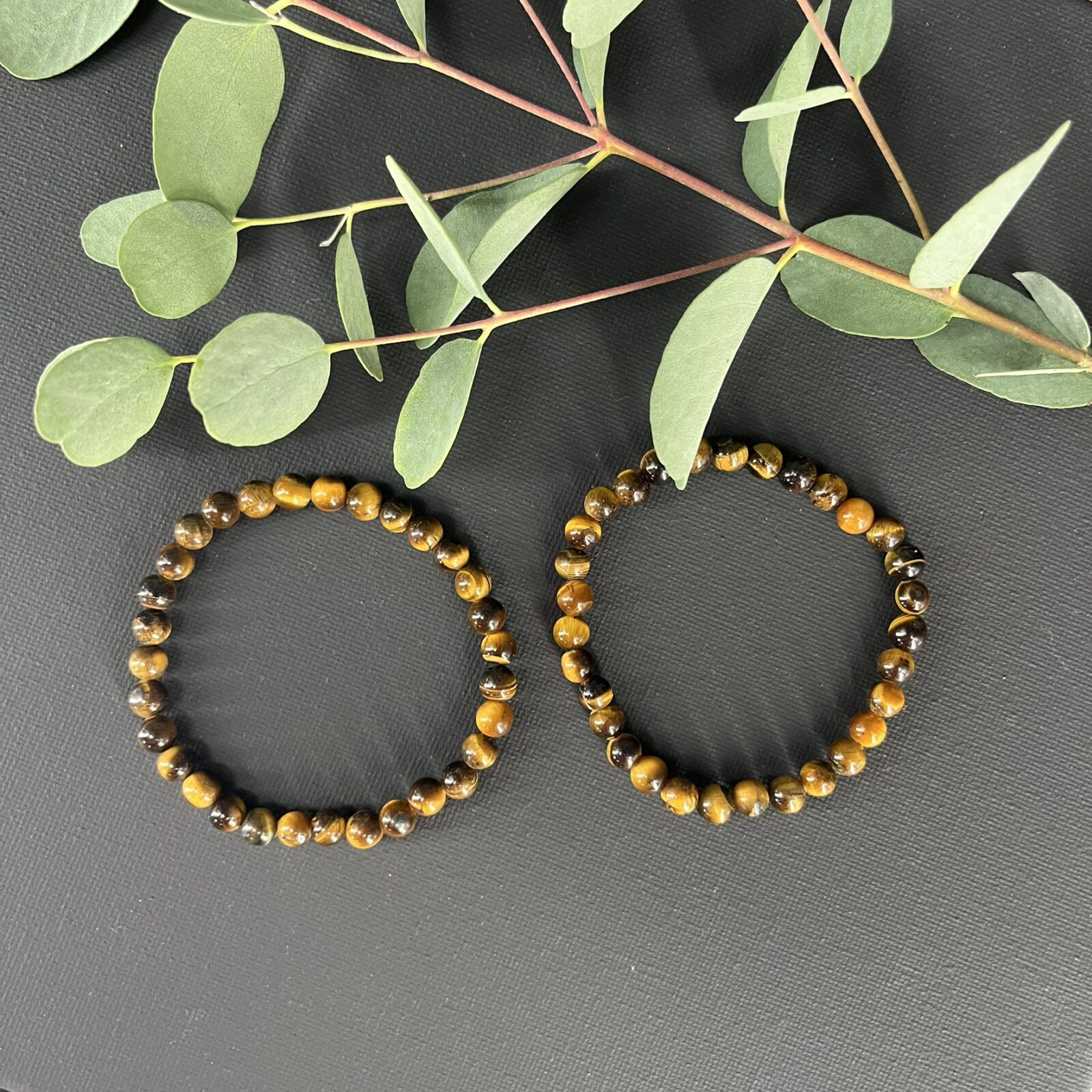 Tijgeroog armband 6 mm met edelsteen kralen, Klassieke tijgeroog kralen armband 6 mm, Spirituele tijgeroog armband 6 mm voor balans, Elastische edelsteen armband tijgeroog 6 mm, Tijgeroog kralen armband kopen 6 mm