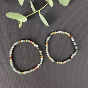 India agaat armband 4 mm met natuurlijke kralen en zachte aardse tinten, Spirituele armband India agaat 4 mm voor rust en stabiliteit, Subtiele India agaat armband 4 mm die geduld en emotionele balans versterkt, Natuurlijke India agaat armband 4 mm voor bescherming en harmonie, Edelsteen armband India agaat 4 mm kopen voor innerlijke rust en kracht, Spirituele sieraden India agaat armband 4 mm met unieke patronen