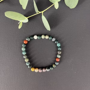 India agaat armband 6 mm met edelsteen kralen in warme aardse kleuren, Spirituele armband India agaat 6 mm die geduld en balans bevordert, Subtiele India agaat armband 6 mm voor rust en emotionele stabiliteit, Natuurlijke India agaat armband 6 mm met unieke patronen en zachte energie, Edelsteen armband India agaat 6 mm kopen voor bescherming en harmonie, Spirituele sieraden India agaat armband 6 mm die kracht en rust geeft