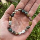 Oceaan jaspis freeform armband met natuurlijke patronen en kleuren, Spirituele armband oceaan jaspis freeform voor rust en emotionele balans, Edelsteen armband oceaan jaspis freeform kopen voor kracht en harmonie, Natuurlijke oceaan jaspis freeform armband met unieke steenstructuur, Spirituele sieraden oceaan jaspis freeform armband voor aarding en stabiliteit, Oceaan jaspis freeform armband die kalmte en verbondenheid met de natuur geeft