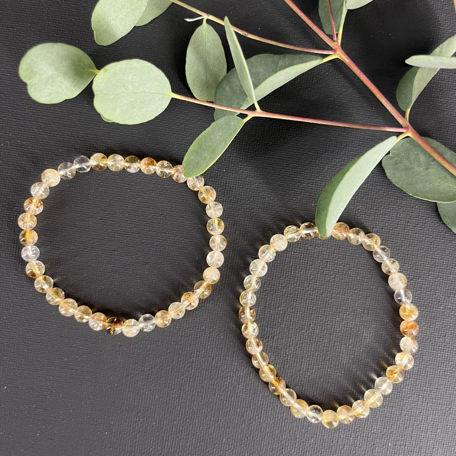 Citrien armband 6 mm edelsteen kralen, Spirituele citrien armband 6 mm kopen, Handgemaakte edelsteen armband citrien 6 mm, Citrien kralen armband 6 mm voor energie en overvloed, Natuurlijke citrien armband 6 mm spiritueel sieraad