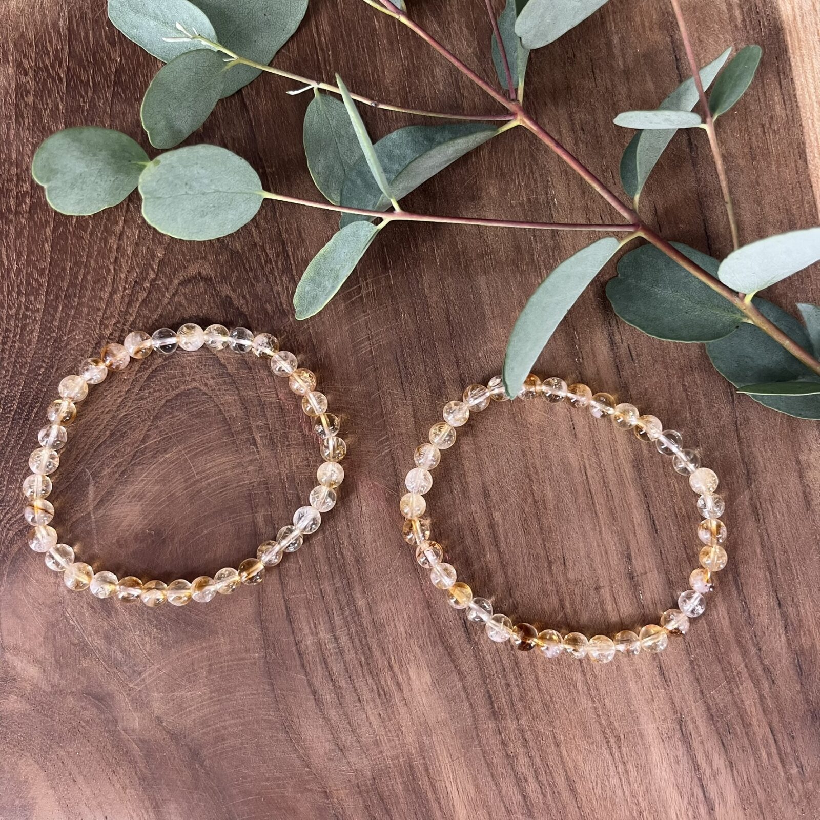 Citrien armband 6 mm edelsteen kralen, Spirituele citrien armband 6 mm kopen, Handgemaakte edelsteen armband citrien 6 mm, Citrien kralen armband 6 mm voor energie en overvloed, Natuurlijke citrien armband 6 mm spiritueel sieraad