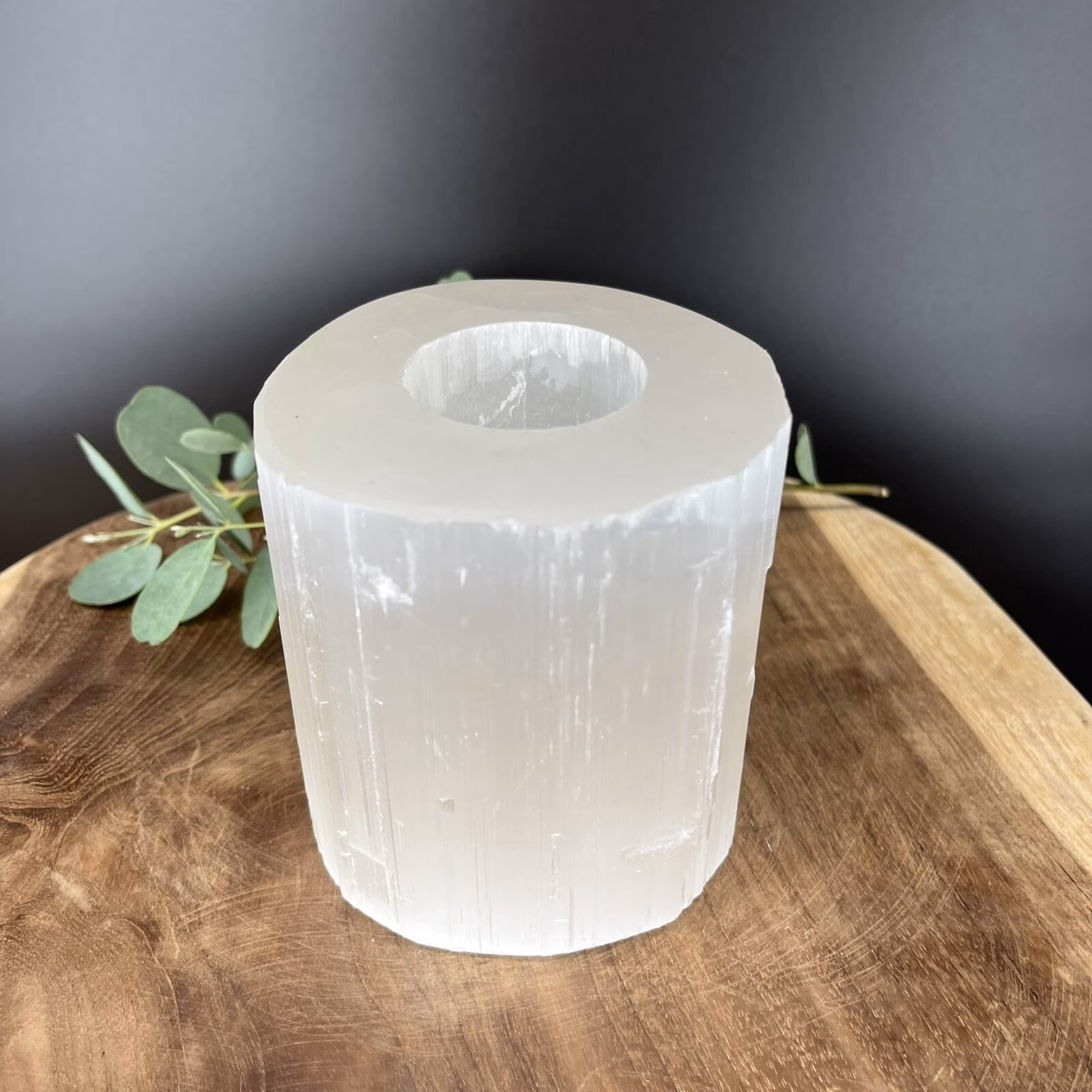 seleniet theelichthouder groot, grote seleniet waxinelichthouder, seleniet sfeerlicht 1,3 kg, natuurlijke seleniet theelichthouder groot formaat, spirituele theelichthouder seleniet 9 cm, seleniet waxinelichthouder groot wit