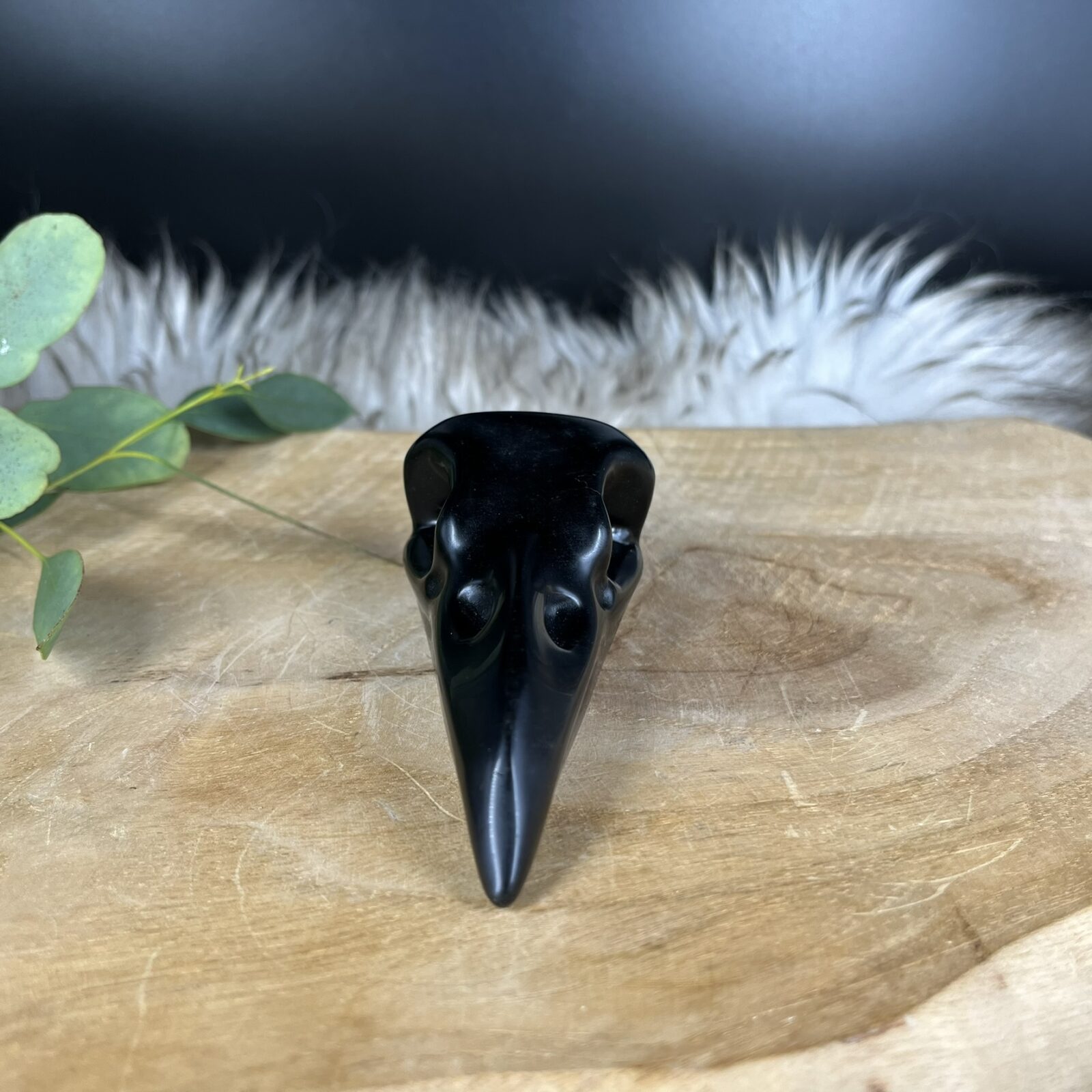 Obsidiaan raven schedel, zwarte obsidiaan edelsteen voor bescherming, vulkanisch glas schedel, Obsidiaan raven schedel 131 gram, spiritueel schild, Obsidiaan raven schedel, 10 cm lang geslepen kristal, Obsidiaan raven schedel, aarding en inzicht, Obsidiaan raven schedel, krachtige bescherming, Obsidiaan raven schedel, amorf kristalsysteem voor energetische reiniging