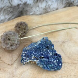 Azuriet met malachiet ruw, close-up Ruwe azuriet met malachiet